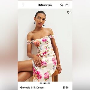 Reformation Genesis Silk Dress